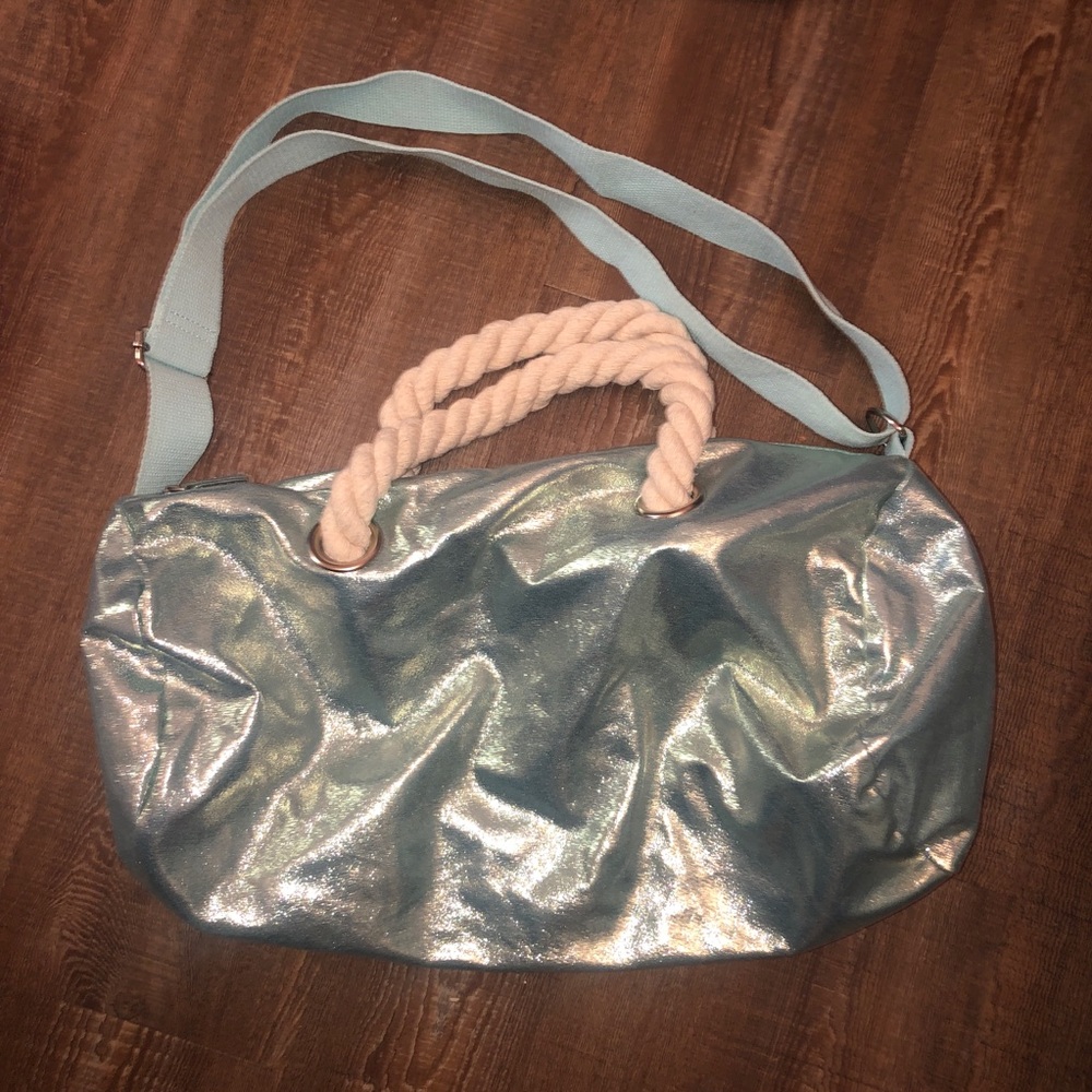 Blue Sparkle Duffle Bag